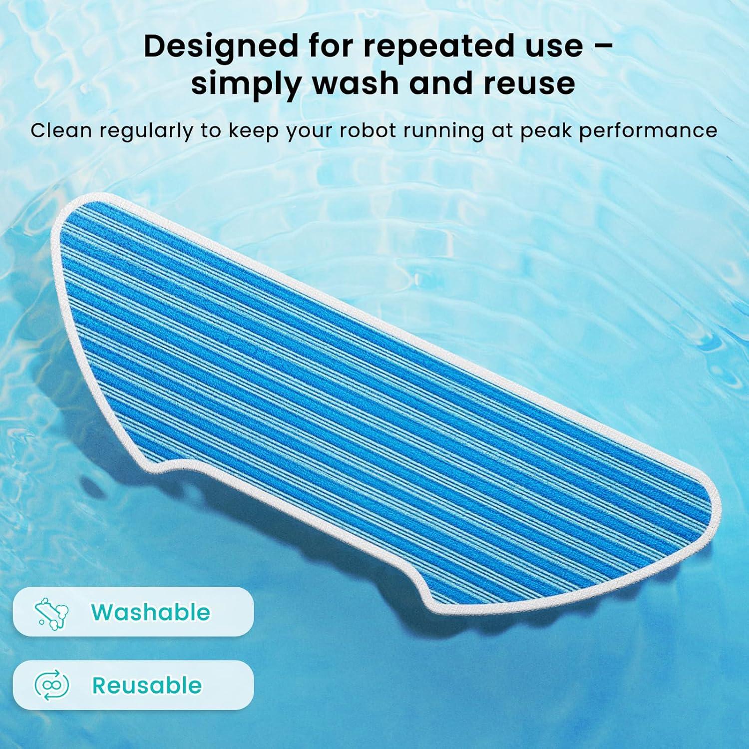 image:imageLefant 2 Packs Washable Authentic Replacement Mop Pads M1M2M2SM2ProM2SProM2 PlusM2L PlusM2S PlusM350 Robot Vacuums