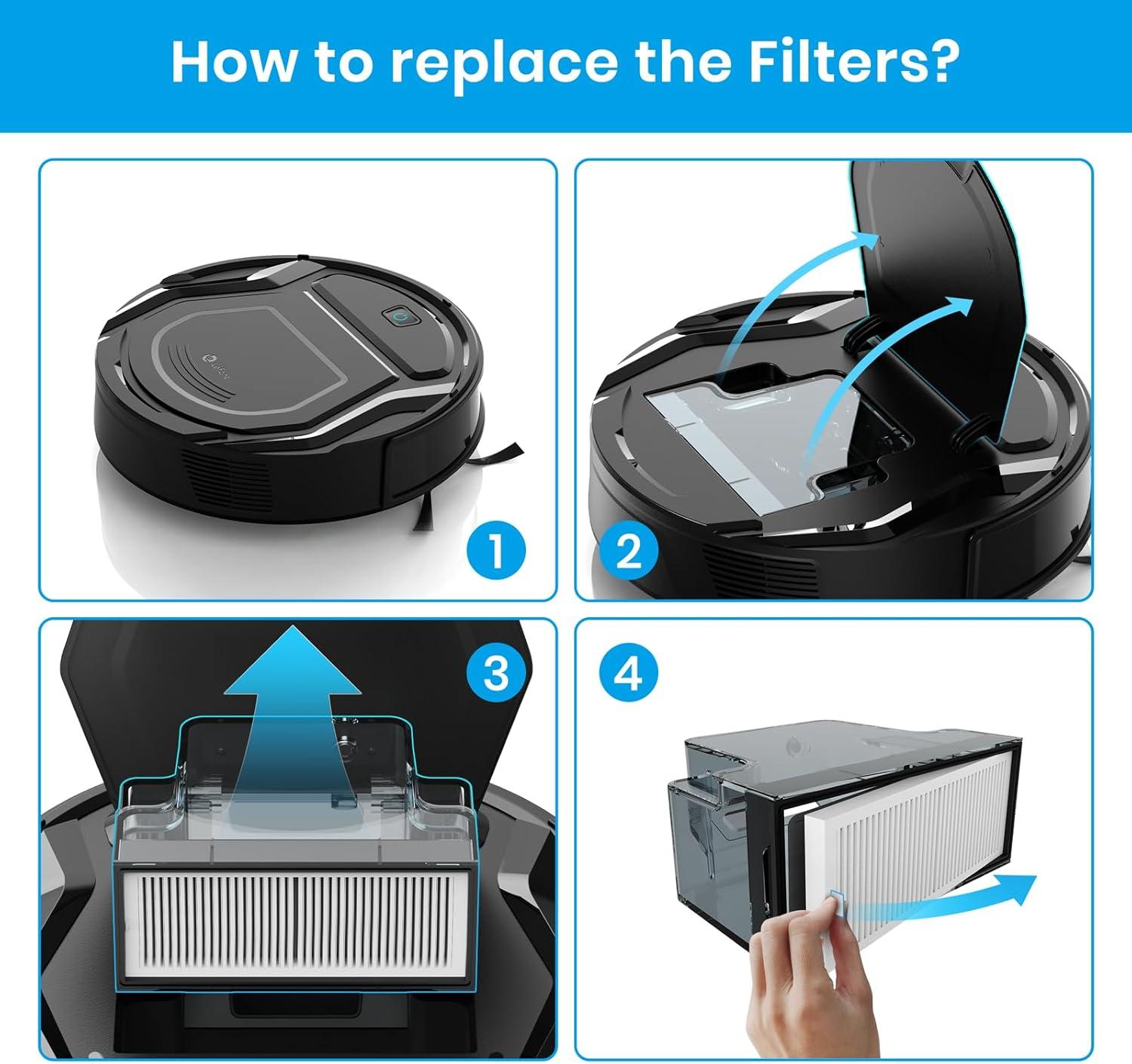 image:imageLefant Filter Replacement Kit Suitable for Lefant M210M210PM310 Ultra Robot Vacuums with Filter Size 53 20 03 Inch53