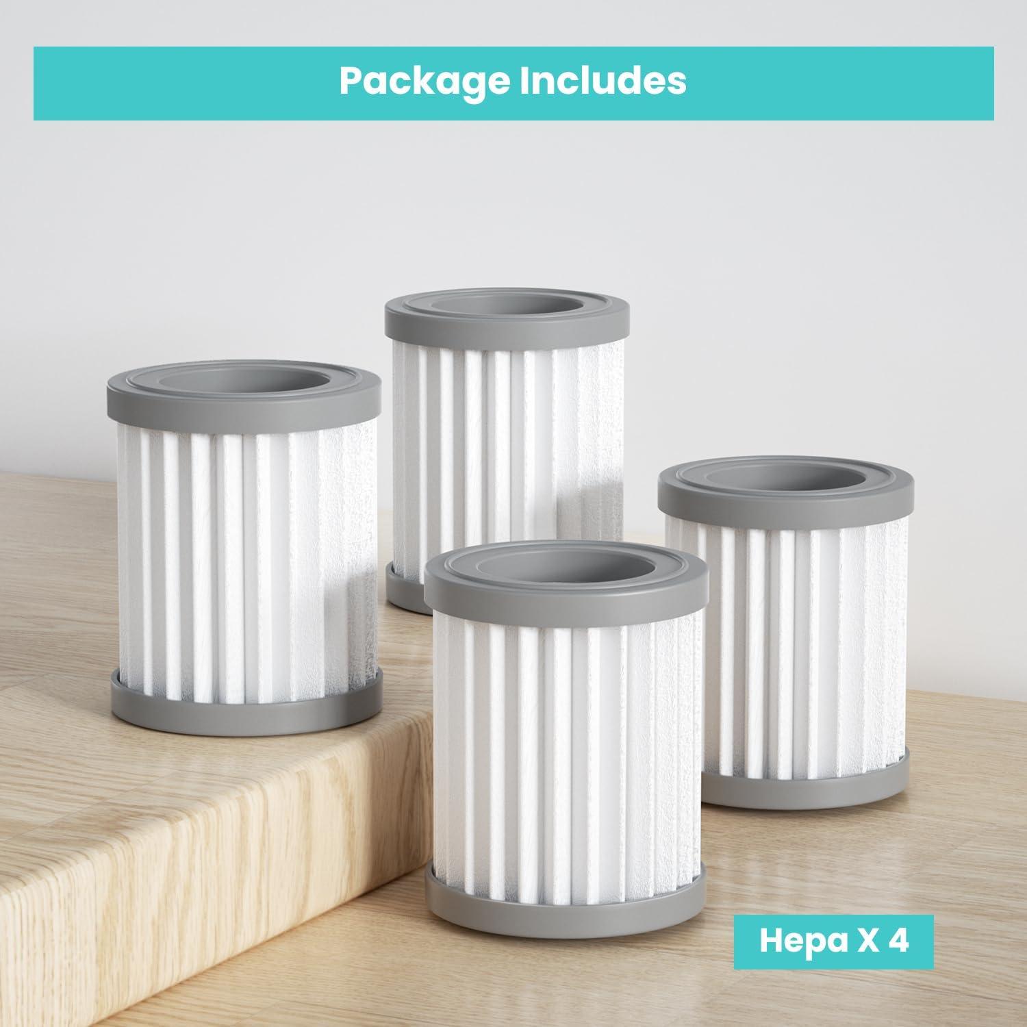 image:imageLefant Filter Replacement Kit Suitable for Lefant M320 M320G Robotic Vacuum Cleaner 4 Pack