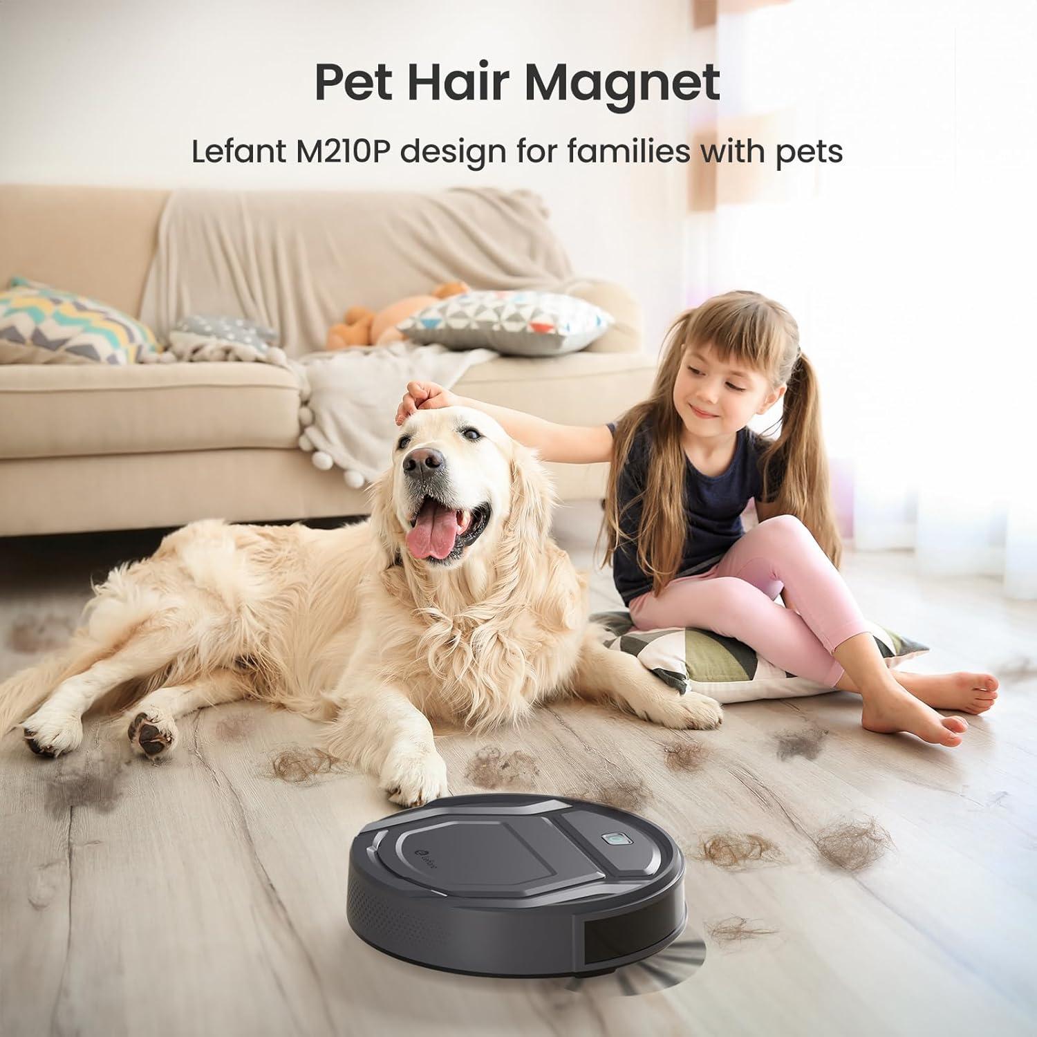 image:imageLefant LiDAR Robot Vacuum and Mop 90Day SelfEmptying 190 PSD Obstacle Avoidance Customized Cleaning MultiFloor Mapping 5500Pa Strong Suction 140 Min Runtime WiFiAlexaAPPiWatch M2 ProM210P