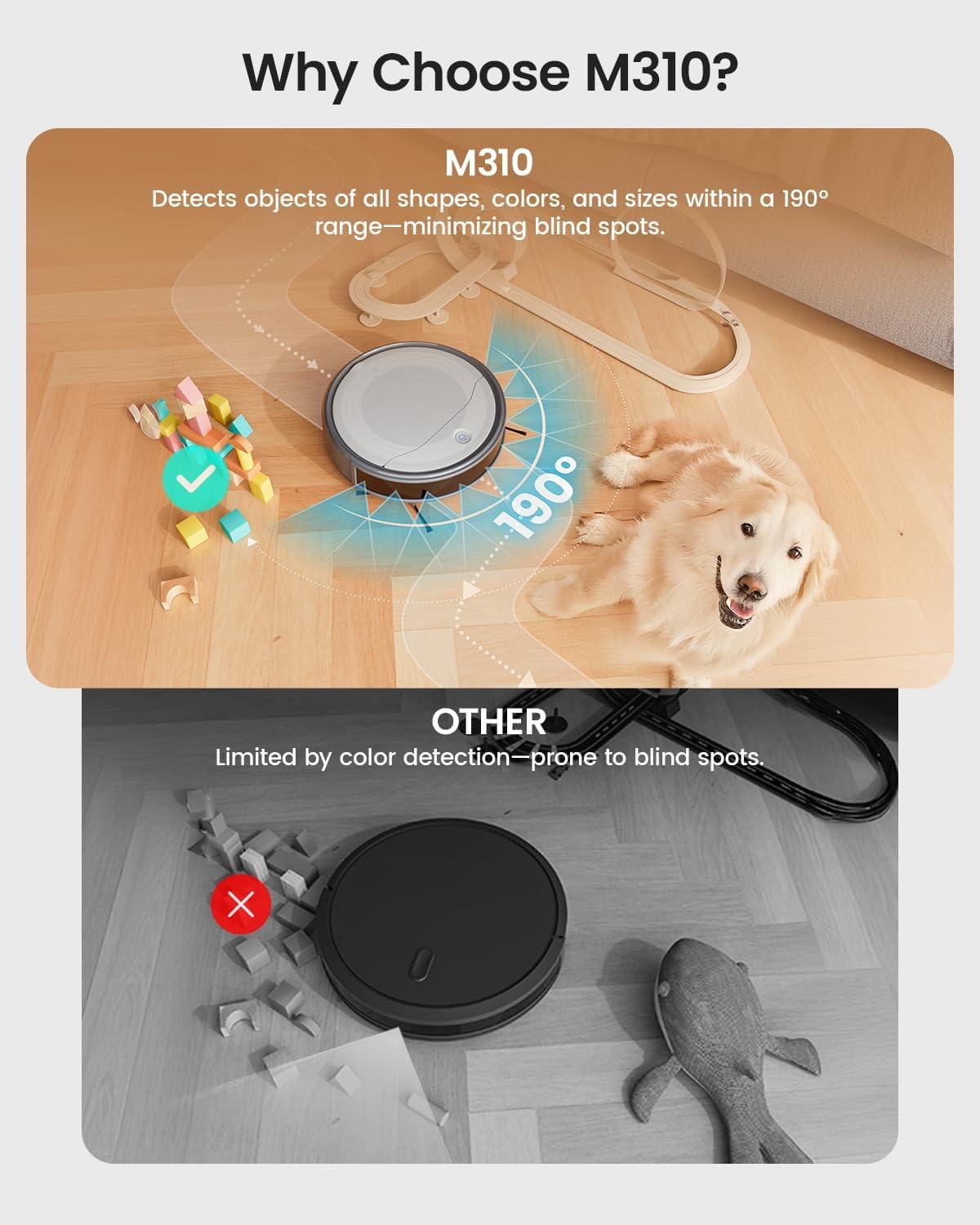 image:imageLefant LiDAR Robot Vacuum and Mop 90Day SelfEmptying 190 PSD Obstacle Avoidance Customized Cleaning MultiFloor Mapping 5500Pa Strong Suction 140 Min Runtime WiFiAlexaAPPiWatch M2 ProM310