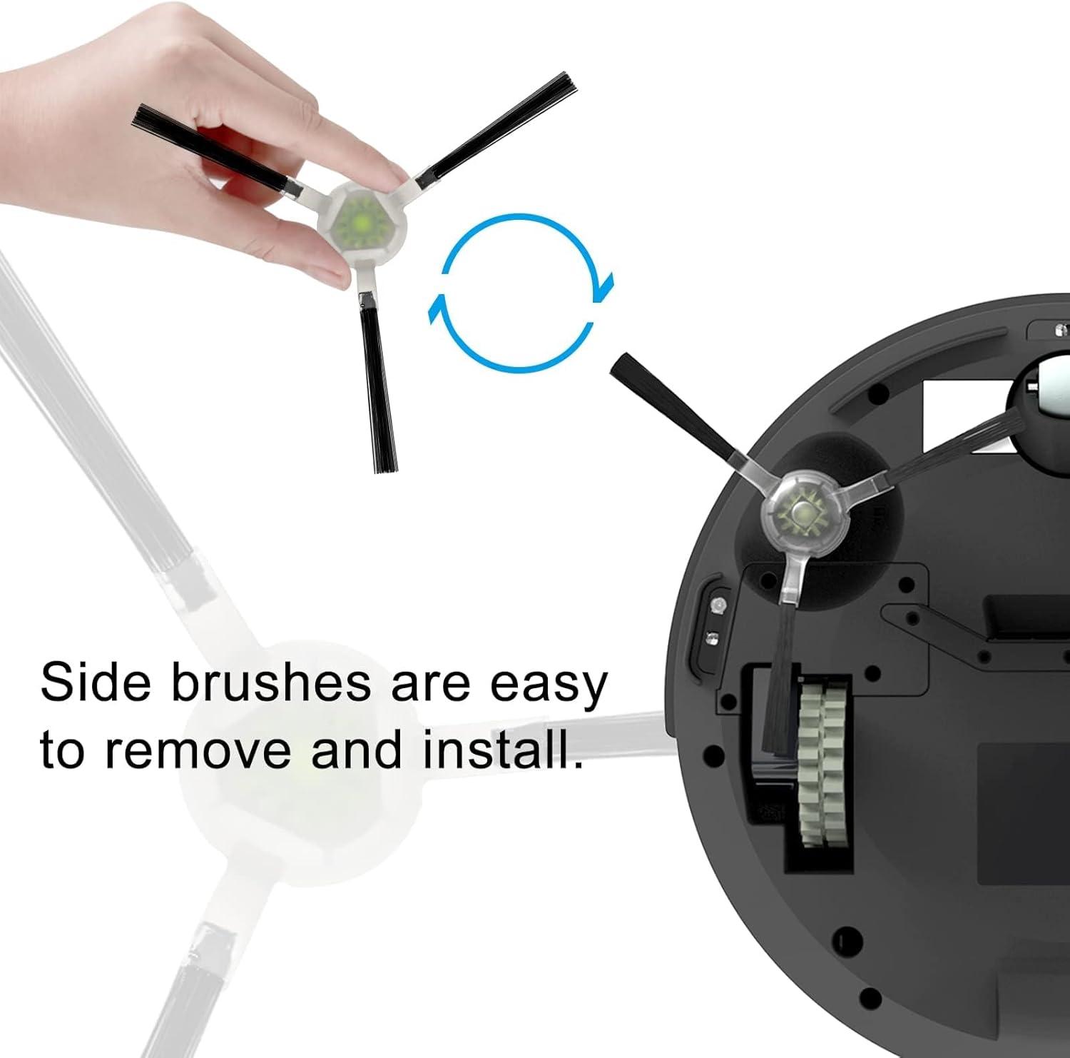 image:imageLefant Replacement Parts Side Brushes Compatible M210M210BM210PM310M320M330M330ProM310UM350M1M2M2PM2SPM2LP Robot Vacuum Robotic Vacuums and More