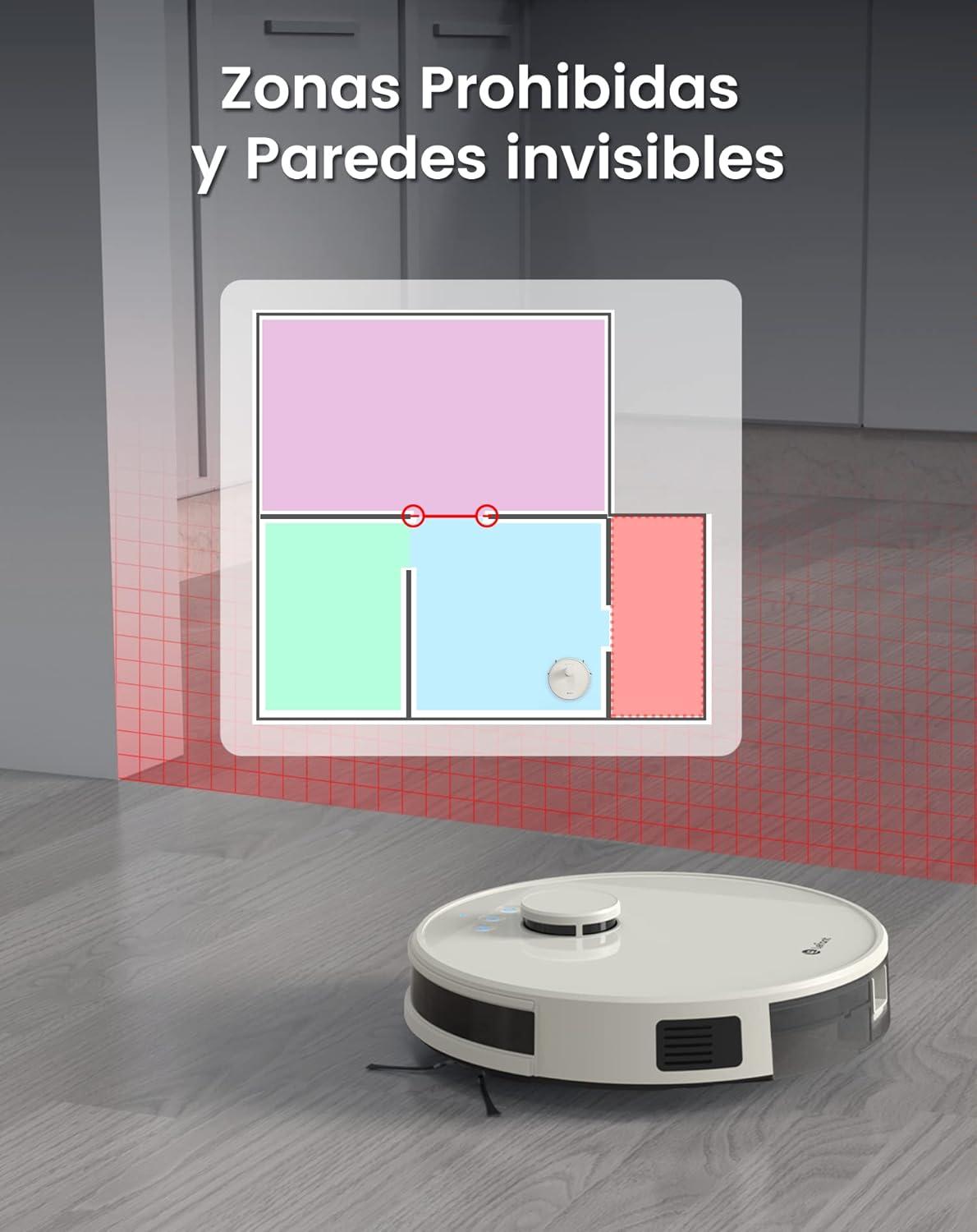 image:imageLefant Robot Vacuum Slim Quiet 3 Adjustable Strong Suction Levels Robot Vacuum Cleaner Ideal for Pet Hair Hard Floor and Daily Cleaning WiFiAppAlexaiWatch Control M210 ProM1