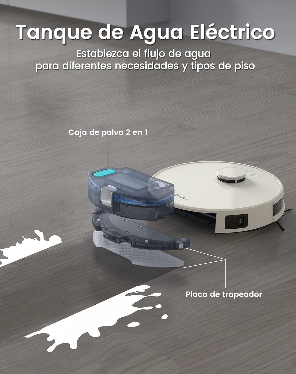 image:imageLefant Robot Vacuum Slim Quiet 3 Adjustable Strong Suction Levels Robot Vacuum Cleaner Ideal for Pet Hair Hard Floor and Daily Cleaning WiFiAppAlexaiWatch Control M210 ProM1