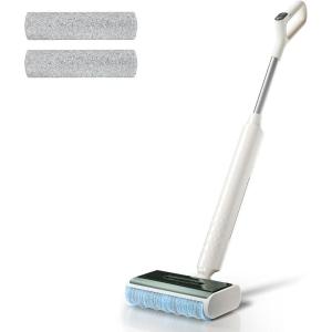 Lefant Cordless Wet Dry Vacuum Mop,Vacuum Cleaner for Home with 60 Mins Runtime,180° Lay-Flat,2 Adjustable Cleaning Modes,Anti-Tangle,Lightweight Stick Vacuum for Carpet,Pet Hair,Hardwood Floor LS100(Medium)