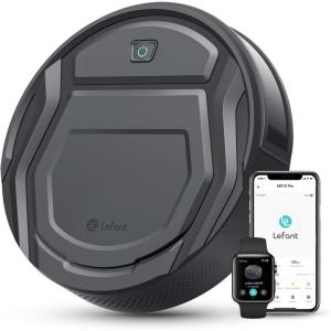 Lefant M310 Ultra Robot Vacuum and Mop, 6000Pa Suction-Slim Robotic Cleaner with ToF LiDAR Navigation, Accurate Obstacle Avoidance, WiFi/App/Alexa Control, 170min Runtime, for Pet Hair and Home(M210-Pro)